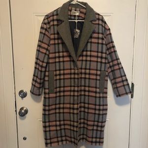 Margarine Fingers long wool coat